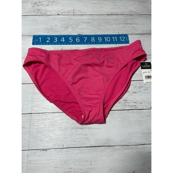 Ralph Lauren full coverage pink bikini bottom size 12 - Picture 2 of 7